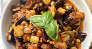 I piatti freschi del Mediterraneo Caponata di verdure