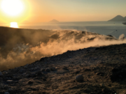 Le rotte di Aeroitalia. Caro diario, siamo alle Eolie vulcano